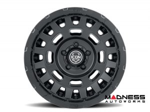 Custom Wheel - Hammer Pro - Satin Black - 17 X 8.5 / 5 x 5 / -6mm / 4.5" - Icon 